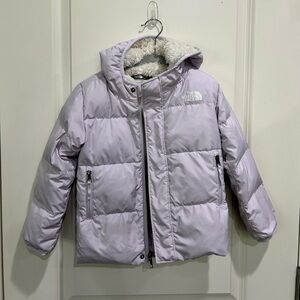 The North Face Girls 4T Water Repellant 600 Fill Power Down Jacket - Lavendar